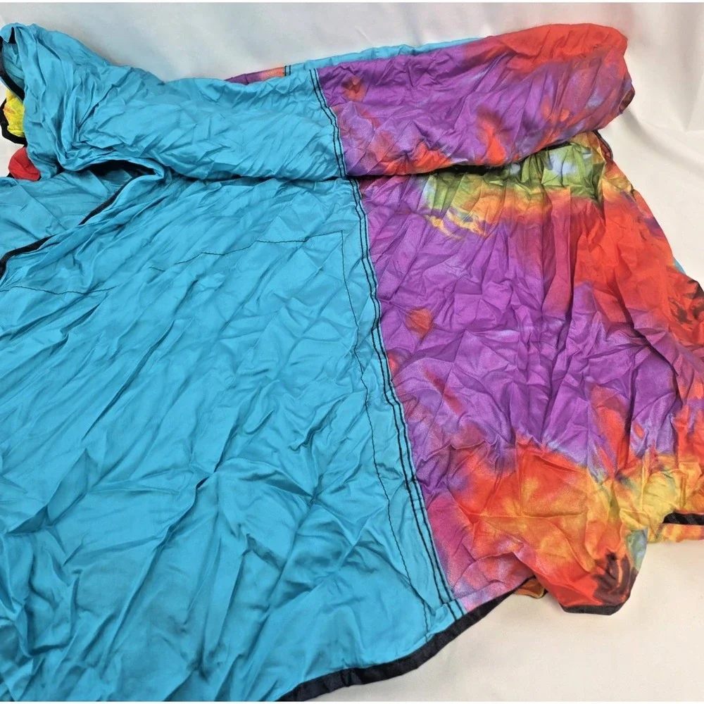 ENO Eagles Nest Islander Nylon Blanket w 4 Stakes Tie Dye Camping Festival Beach